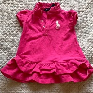 Ralph Lauren pink dress 9 mos
